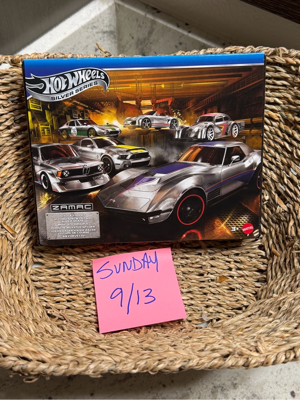 2026 Hot Wheels ZAMAC Silver Series 6-Car Set